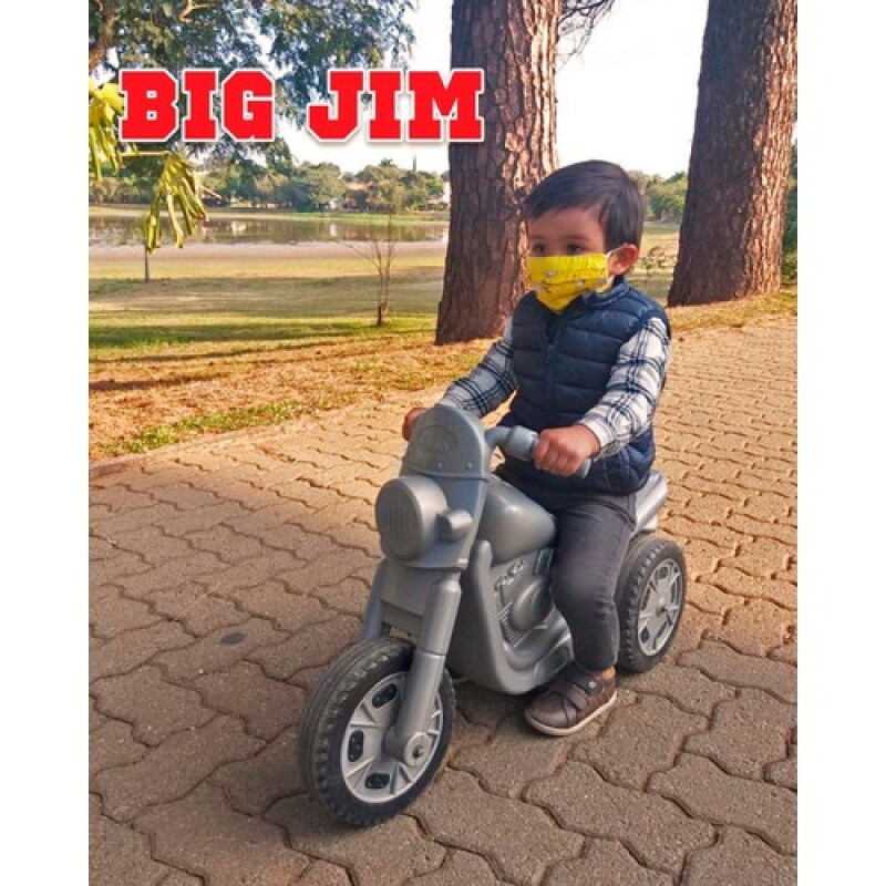 Triciclo moto buggy infantil Big Jim Azul