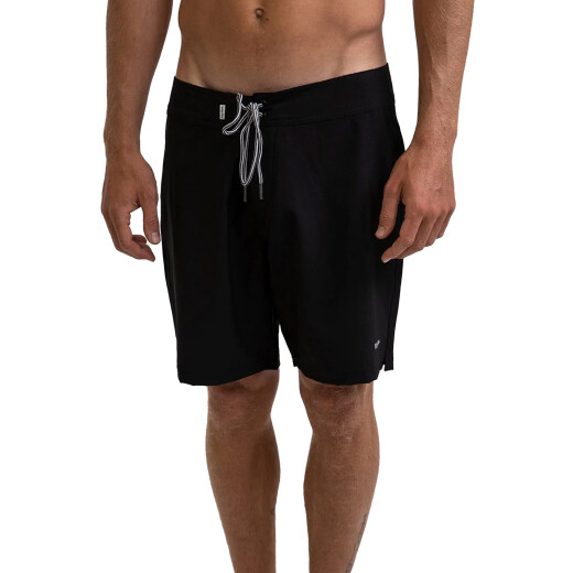 Boardshort Rhythm Classic Stretch Trunk Negro Boardshort Rhythm Classic Stretch Trunk Negro