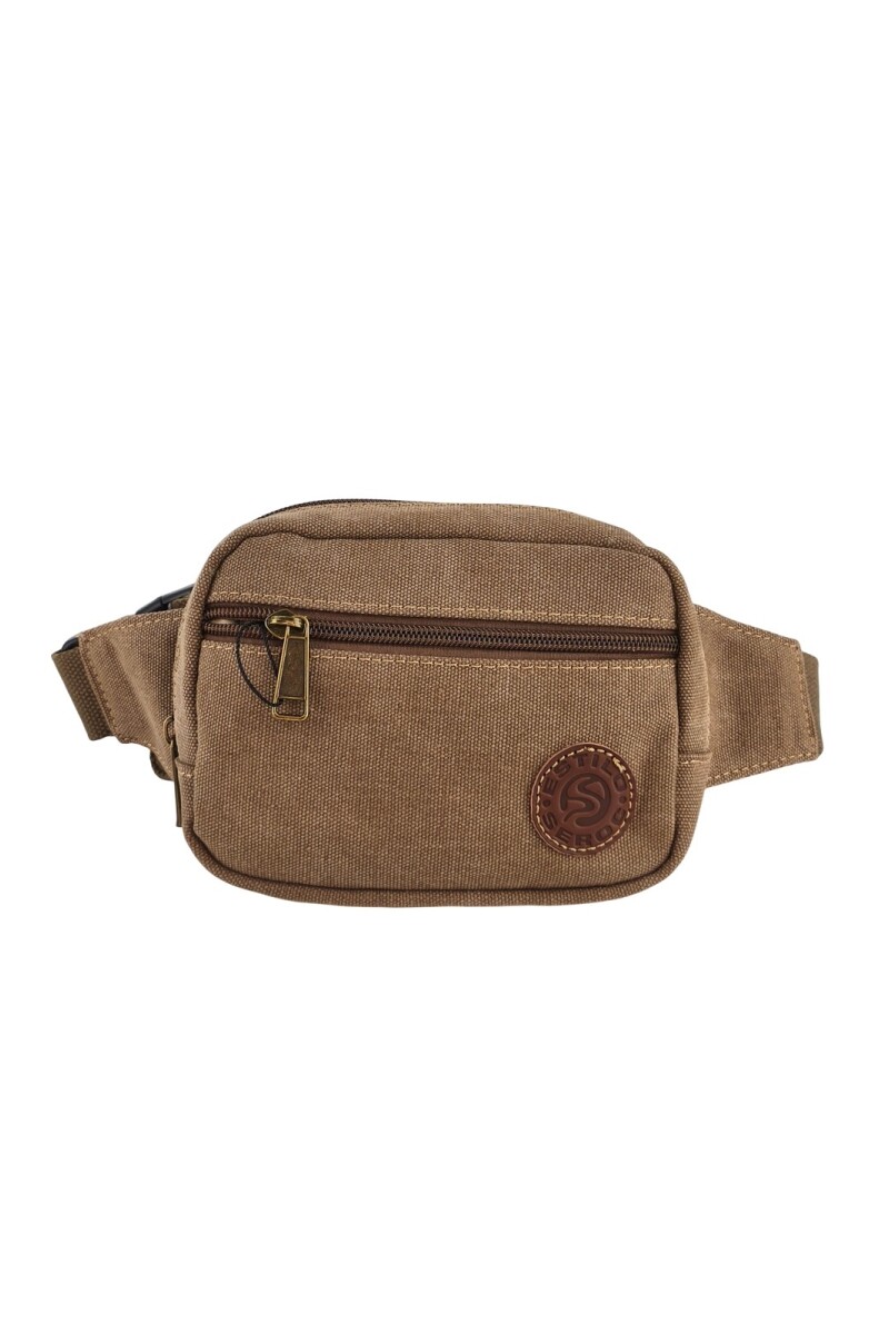 Riñonera de Lona Premium Marrón