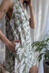 Camisa Gla Verde y blanco