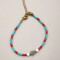Pulsera Cuentas Piedra Multicolor