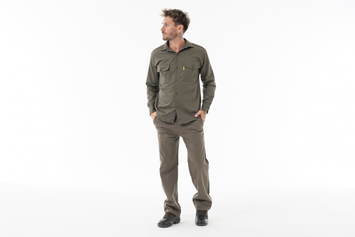 CAMISA TRABAJO CLASICA Verde