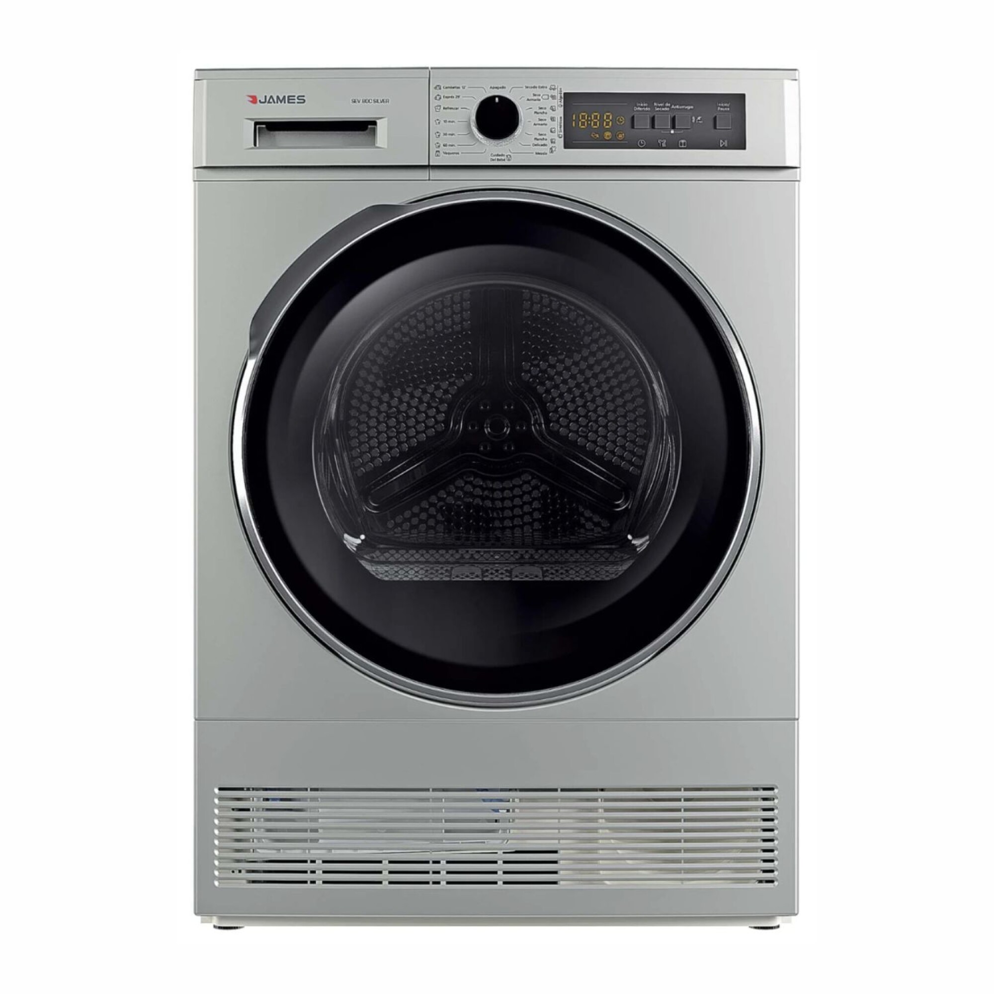 Programa Silver Secarropas James 8Kg Silver - 15 Programas — Electroventas