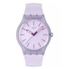 Reloj Swatch SO29V101 Lavendaze de Silicona Rosa