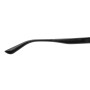 Lentes De Sol One Piece Bossa Nova De Policarbonato Negro/Negro