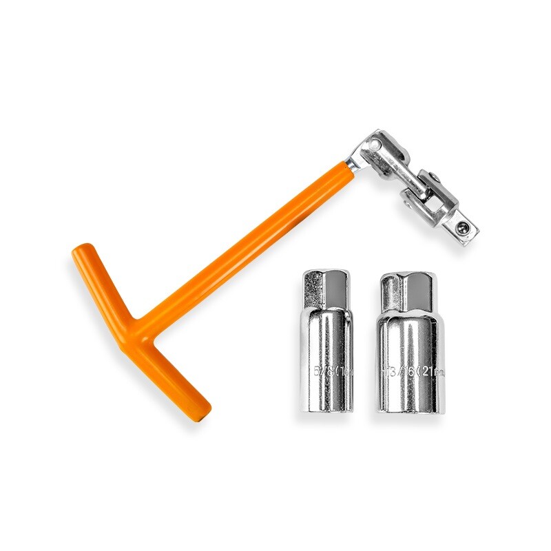 DINGQI SET 3 PIEZAS LLAVE SACA BUJIA ARTICULADA CR-V 16MM & Dingqi Set 3 Piezas Llave Saca Bujia Articulada Cr-v 16mm &