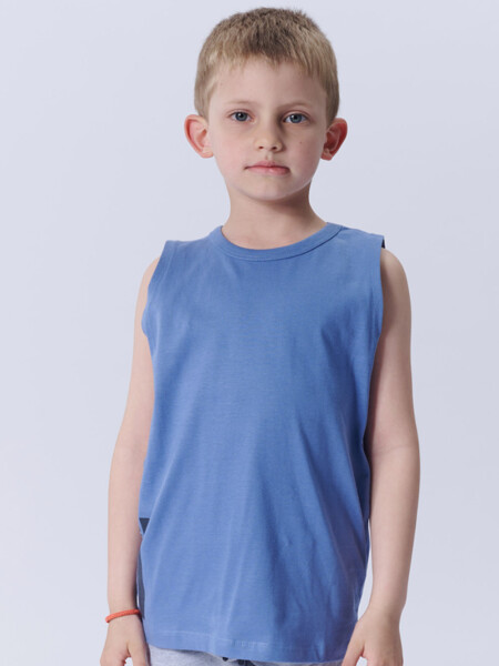 Camiseta sin mangas Undiscovered Azul