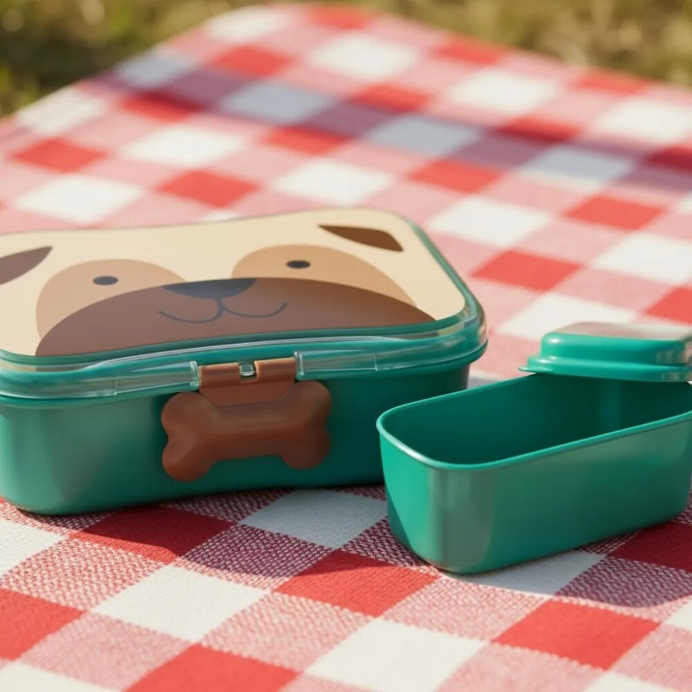 Lunch kit SKIP HOP tupper vianda pug perro