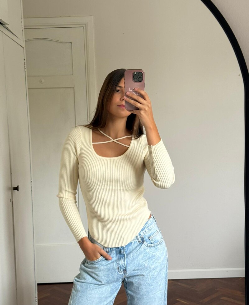 Polera Mia manteca