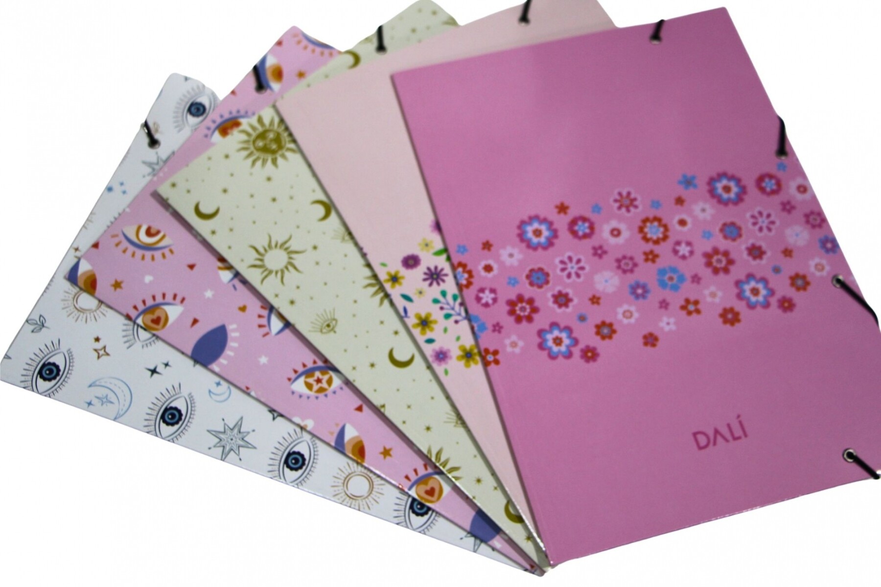 CARPETA DALIA4 - FLORES ROSADO 