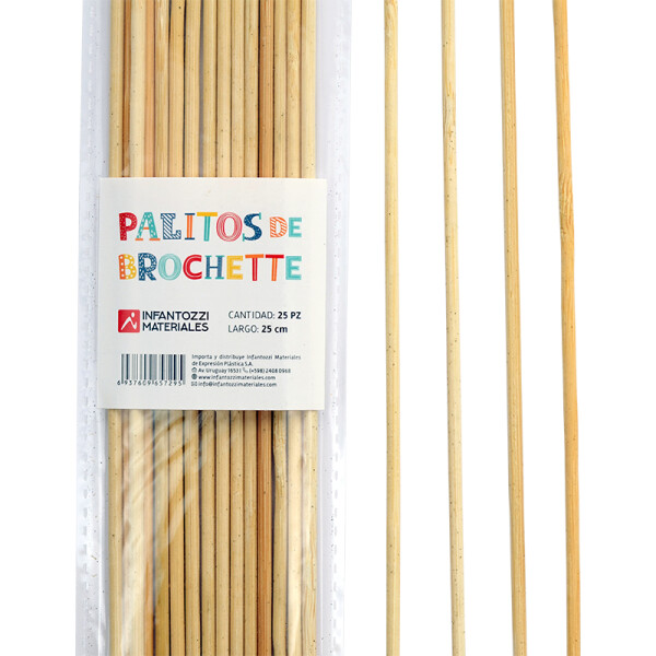 Palitos de brochettes Infantozzi Única