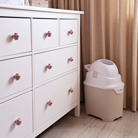 Contenedor de Pañales DIAPER CHAMP Bebesit Beige Contenedor de Pañales DIAPER CHAMP Bebesit Beige