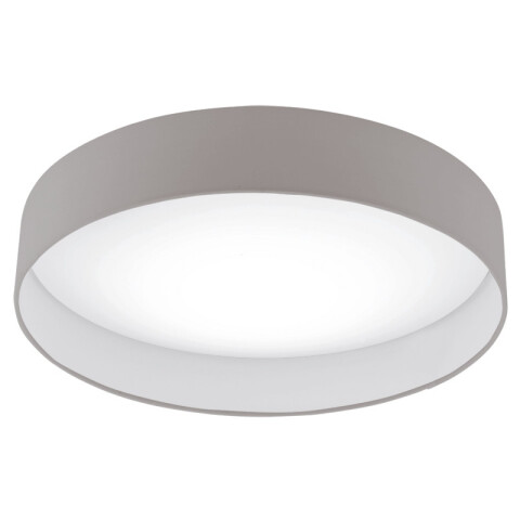 Plafón LED de tela gris 24W 3000K Ø50 PALOMARO EG2086