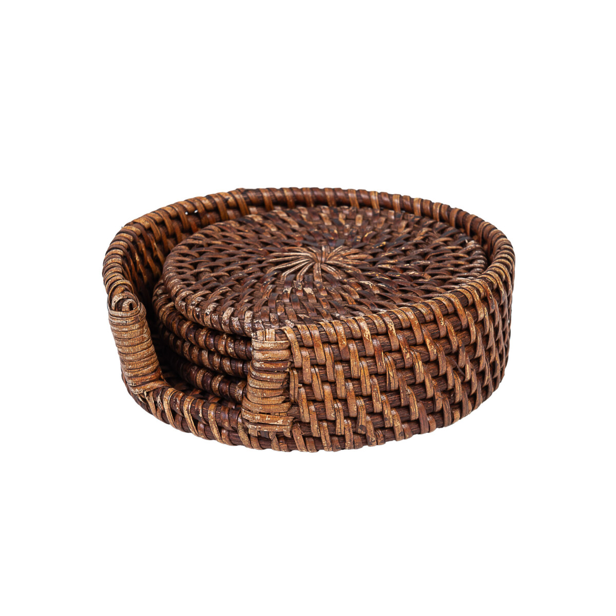 SET 4 POSAVASOS - RATTAN CRRT 1405 