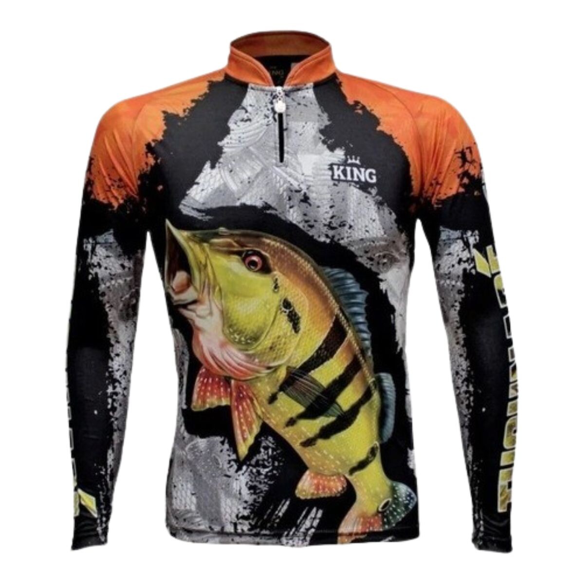 Remera de pesca con protección UV50+ KING BRASIL - KFF600 