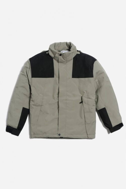 Campera combinada VERDE