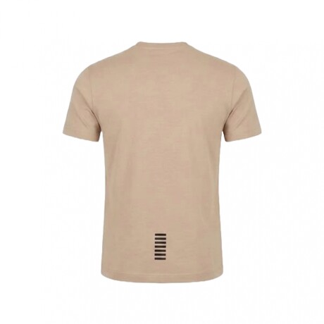 Remera EA7 Emporio Armani Pima Cotton Core Identity Beige