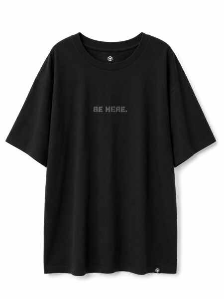 REMERA NAUPLIA PRINTED III NEGRO