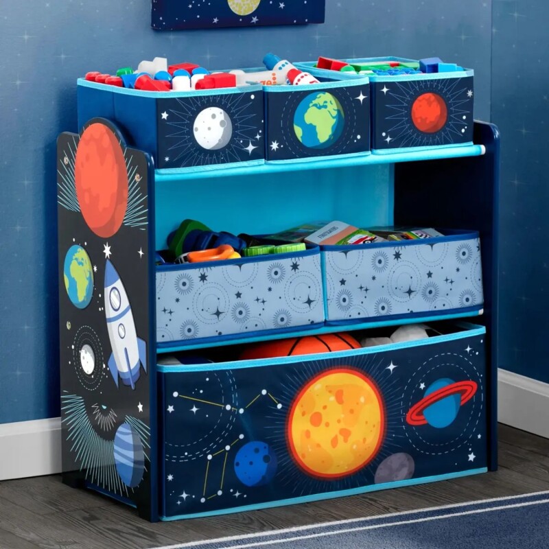 Organizador Infantil Disney C/6 compartimentos Sistema Solar