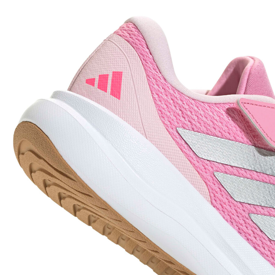 Championes de Niños Adidas Run Falcon 6 C/Velcro Rosado - Plateado
