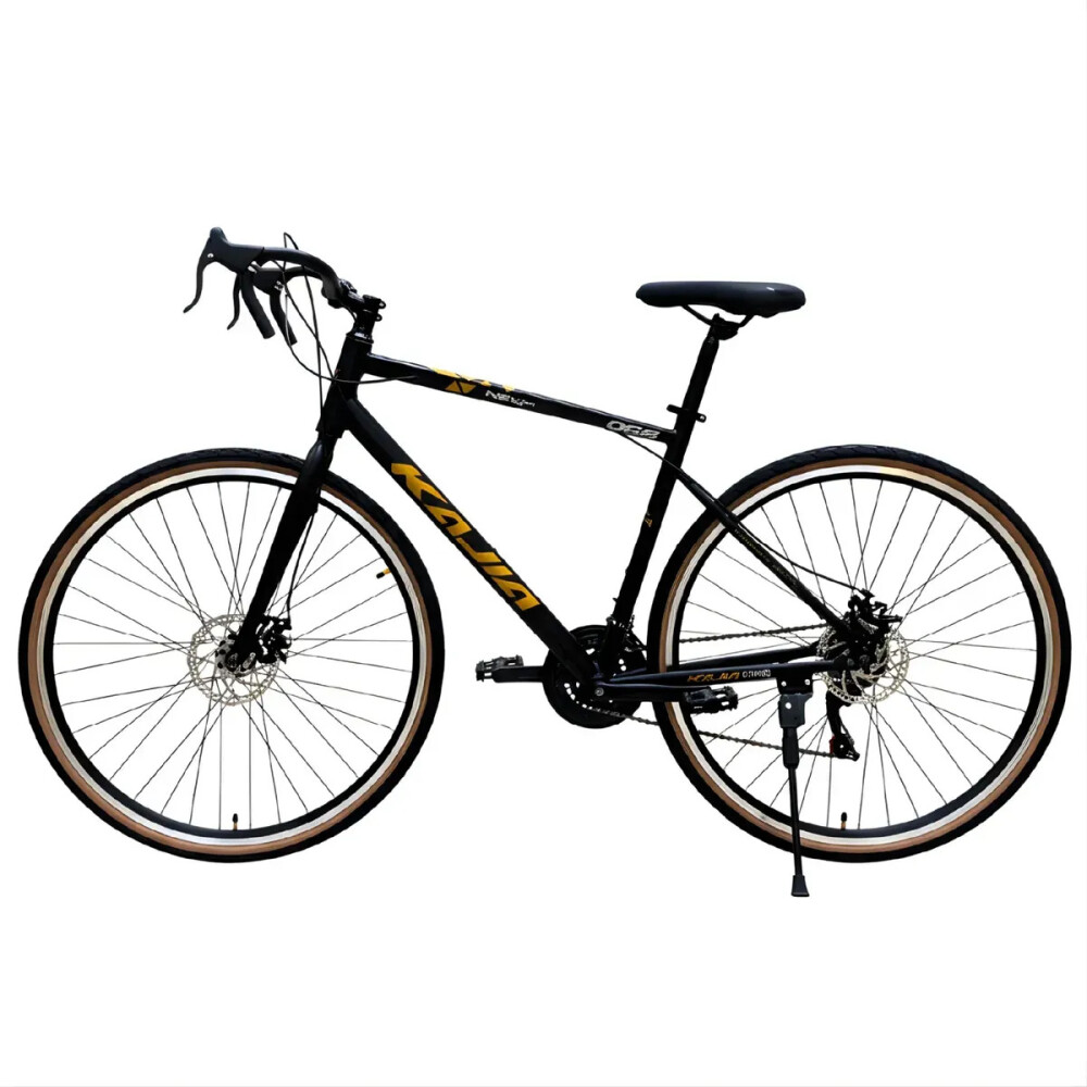 Bicicleta de carrera / ruta rodado 26 con 21 velocidades y freno de disco Negro