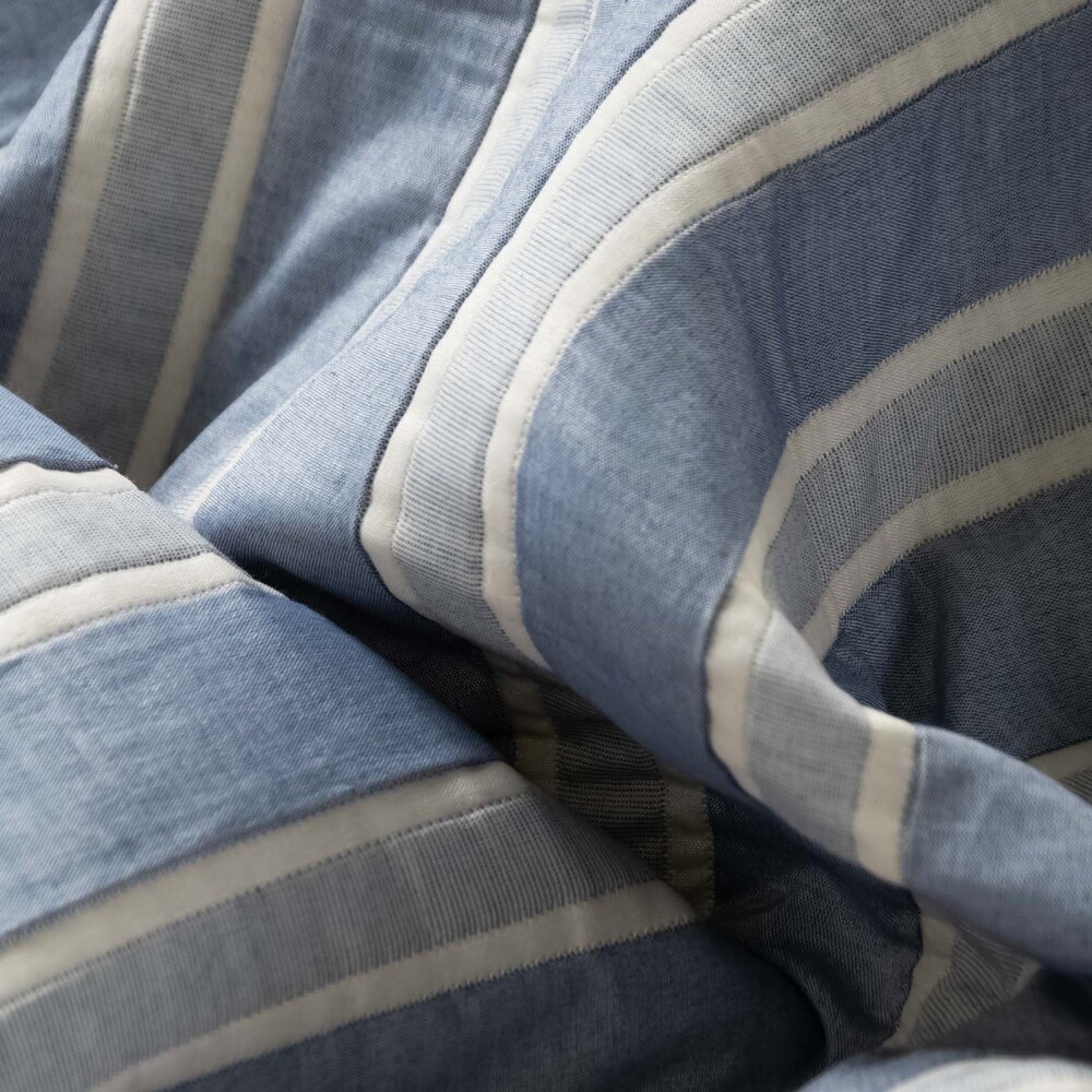 SET CUBRECAMA 1 PLAZA ALGODON-Y-POLIESTER AZUL MATRESS