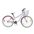 BICICLETA BACCIO MYSTIC R. 24 - GRIS/ROSADA BICICLETA BACCIO MYSTIC R. 24 - GRIS/ROSADA