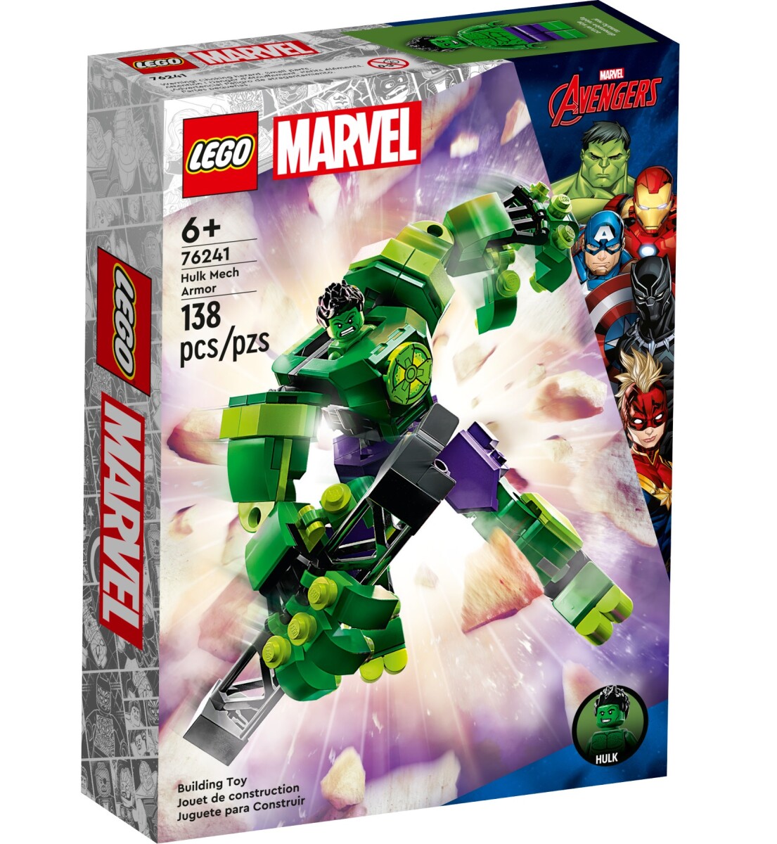 Lego Marvel - Armadura Róbotica De Hulk 