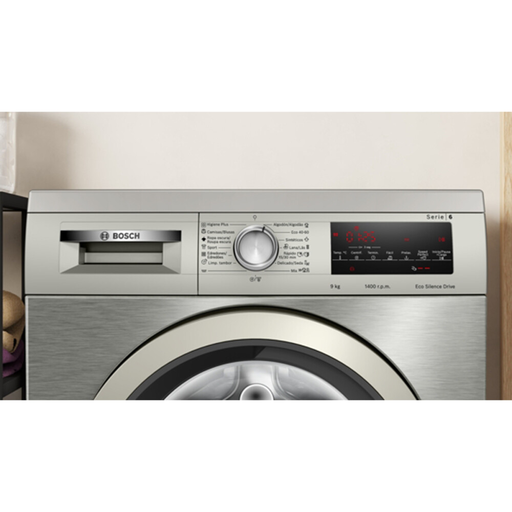 Lavarropas Bosch Inverter WUU28T6KES 9 kg Acero Inox Lavarropas Bosch Inverter WUU28T6KES 9 kg Acero Inox