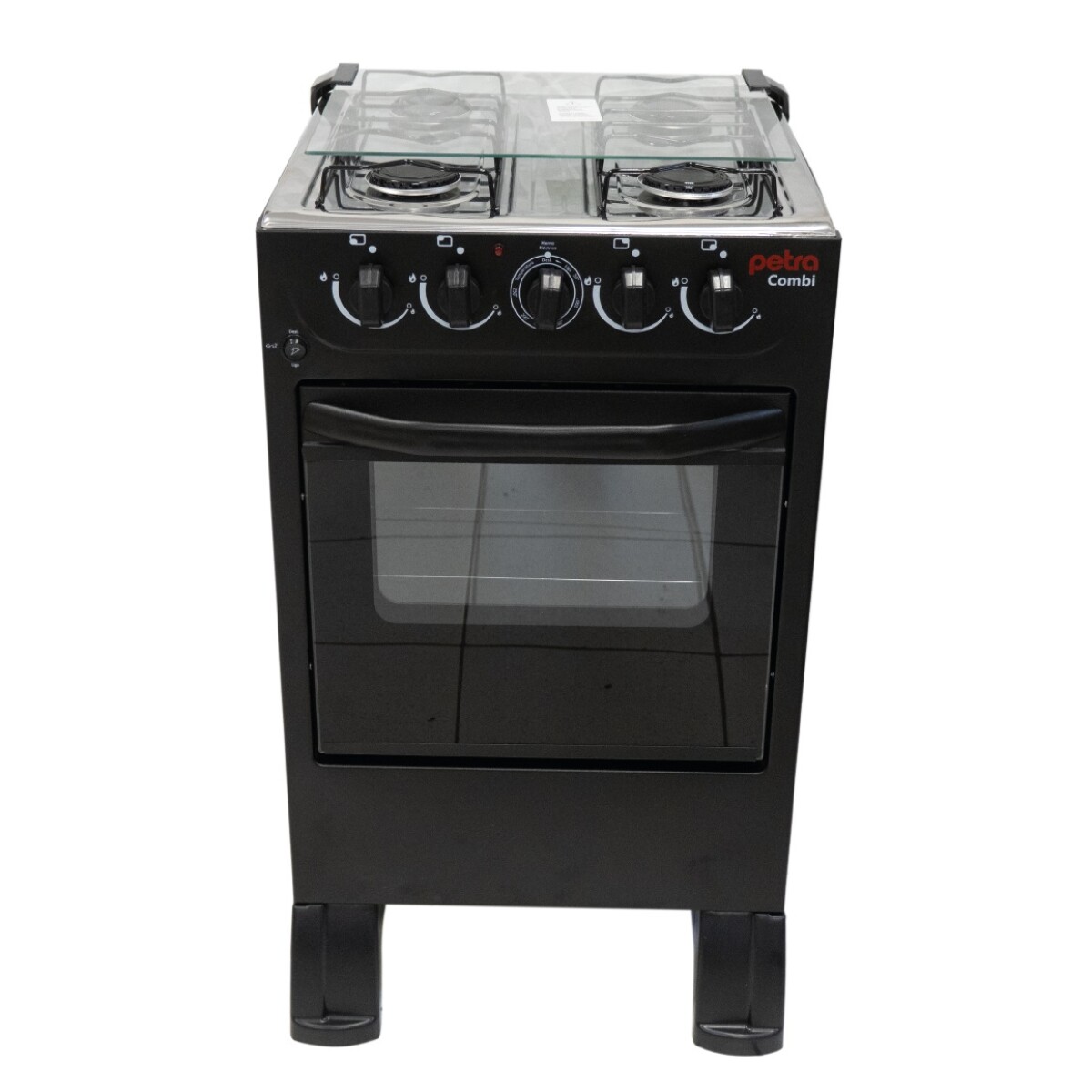Cocina Petra Sirius Combinada 4 Hornallas Mesada Inox 