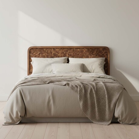 RESPALDO SUPER KING MADERA MARRON KENDARI