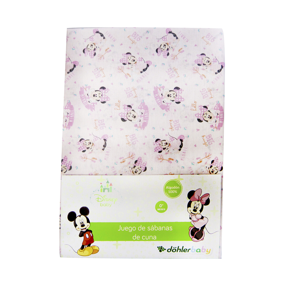 Juego Sábanas Cuna 100% Algodón Dohler - MINNIE 