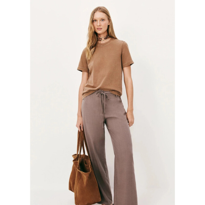 BLUSA MM FEM MARROM ESCURO