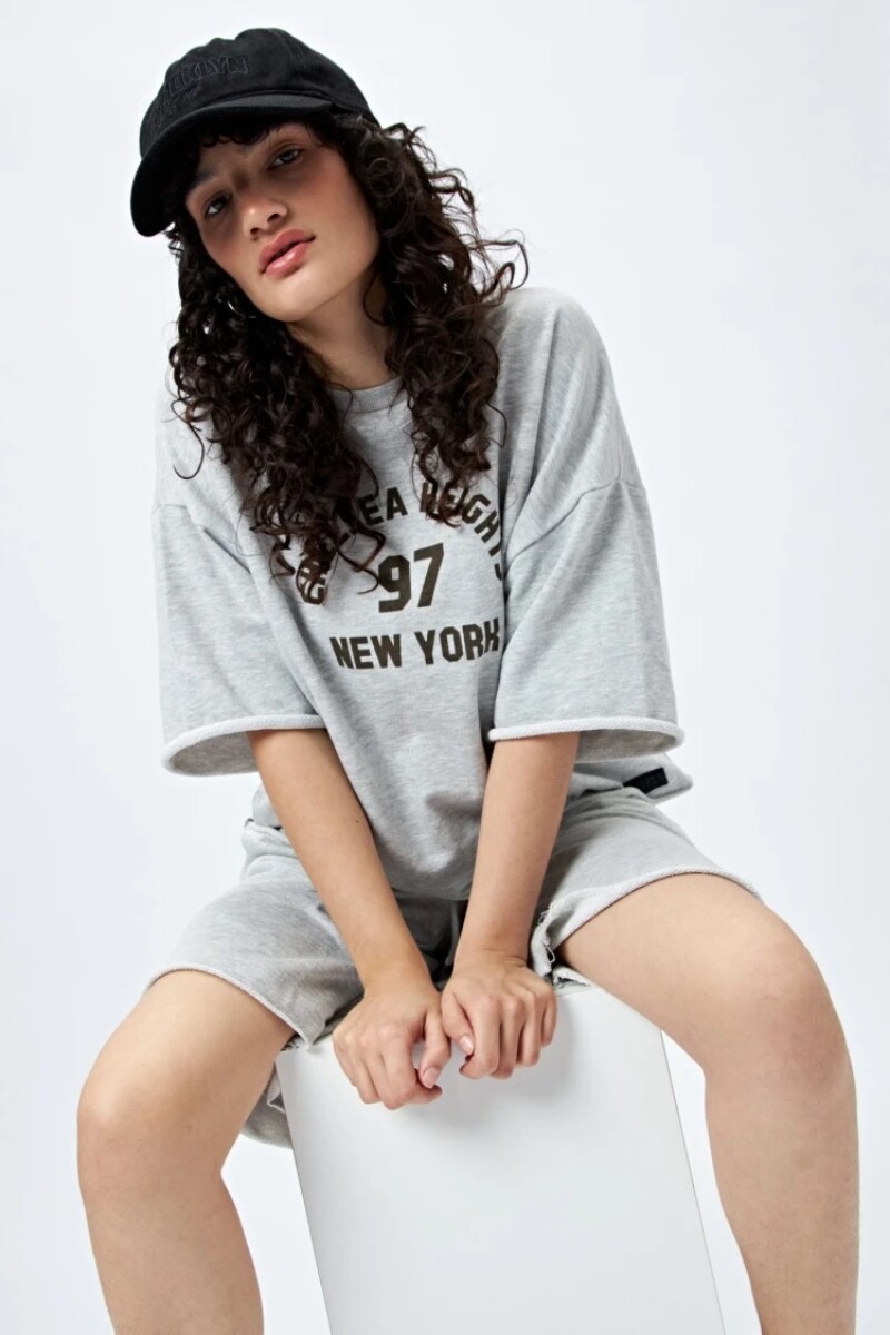 T-SHIRT P.CAKE CHELS - GRIS 