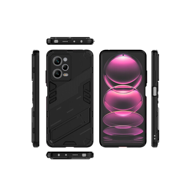Protector rigido Xiaomi Redmi Note 12 Pro con soporte color negro Protector Rigido Xiaomi Redmi Note 12 Pro Con Soporte Color Negro