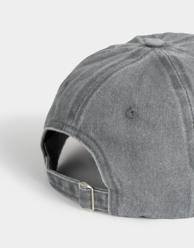Caps Gorra Denim Bordada - Gris Medio