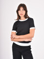 REMERA NINA NEGRO