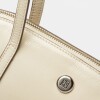 Cartera al hombro Bonnie en cuero charol Natural