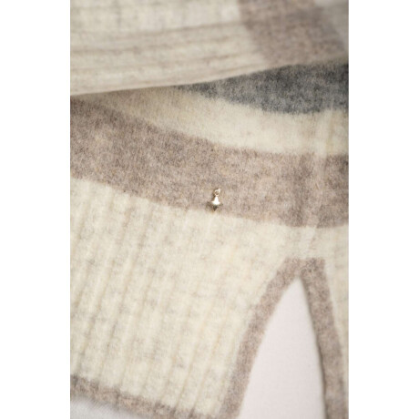 Sweater Rayado Gris Melange