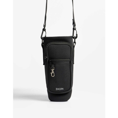 Porta Vaso Con Correa Negro