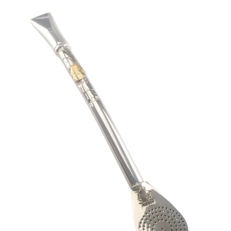 Bombilla de alpaca y bronce A12