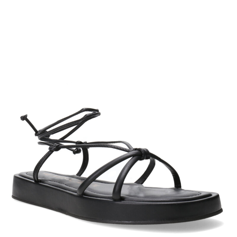 Sandalias de Mujer Miss Carol SINF con tiras para atar Negro