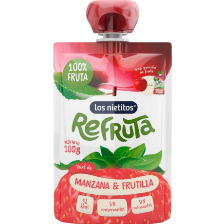 REFRUTA LOS NIETITOS 100G FRUTILLA/MANZANA REFRUTA LOS NIETITOS 100G FRUTILLA/MANZANA