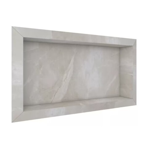 Nicho estante de empotrar Porcelanato 60cm Beige Nicho Estante De Empotrar Porcelanato 60cm Beige