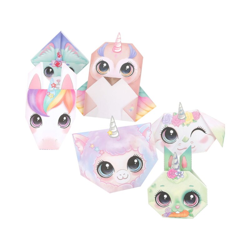 Origami infantil 53 sticker y 27 hojas Top Model Origami infantil 53 sticker y 27 hojas Top Model
