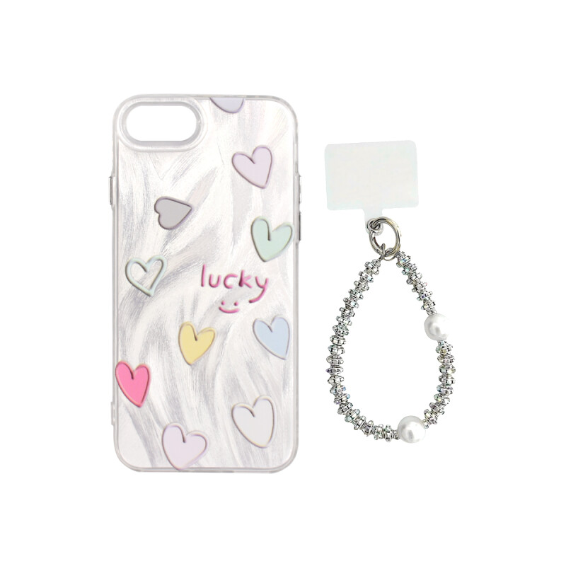 Protector para iPhone 7/8 diseño lucky con correa Protector Para Iphone 7/8 Diseño Lucky Con Correa