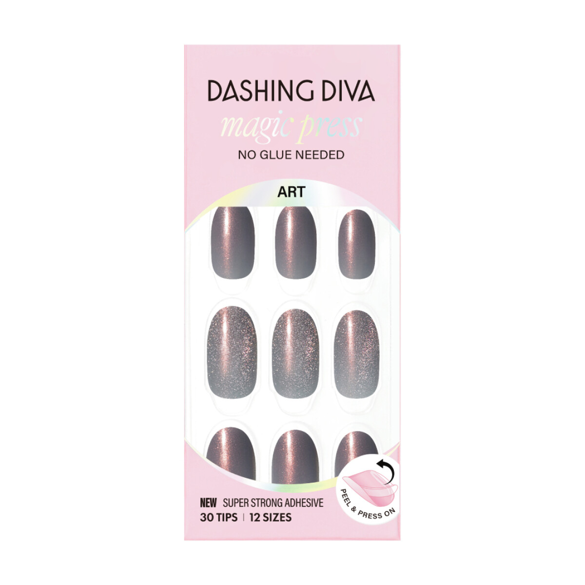 UÑAS EN GEL LISTAS (PRESS ON) - PEARLY NAVY 