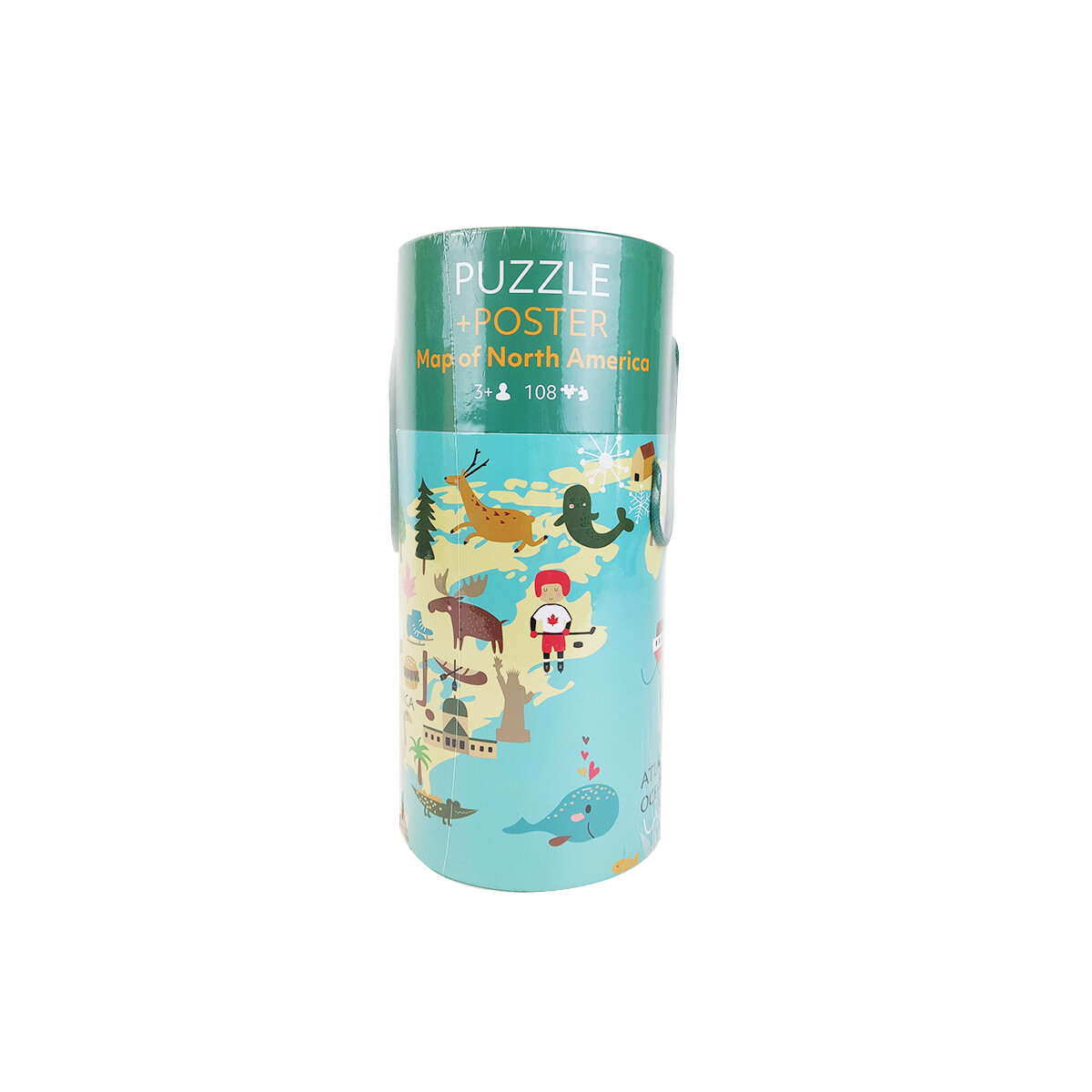Puzzle alcancía de 63 piezas temática océano 
