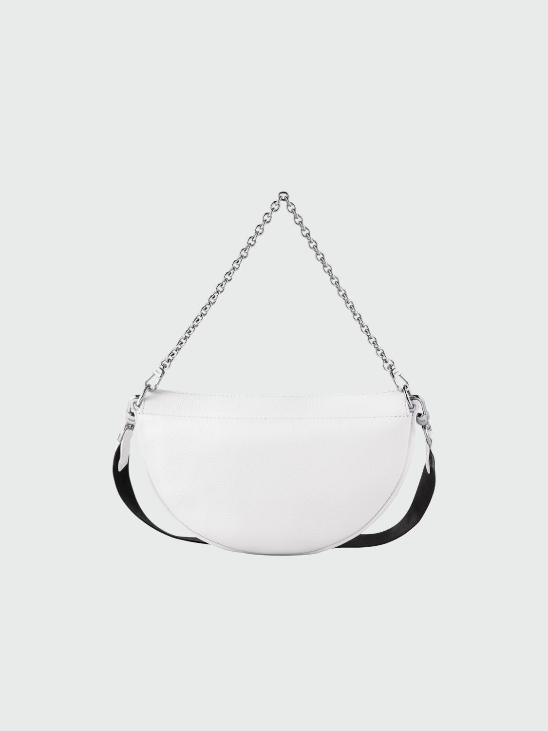 Longchamp -Cartera pequeña de cuero, Smile Negro con Logo