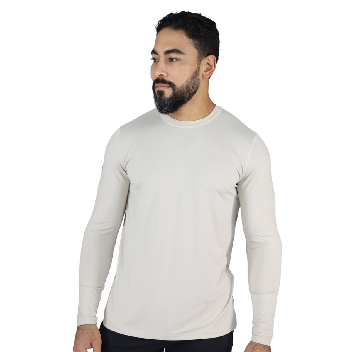 L/S MEN POLY/SPX EVERLAST E-DAY KH M6 - KHAKI 